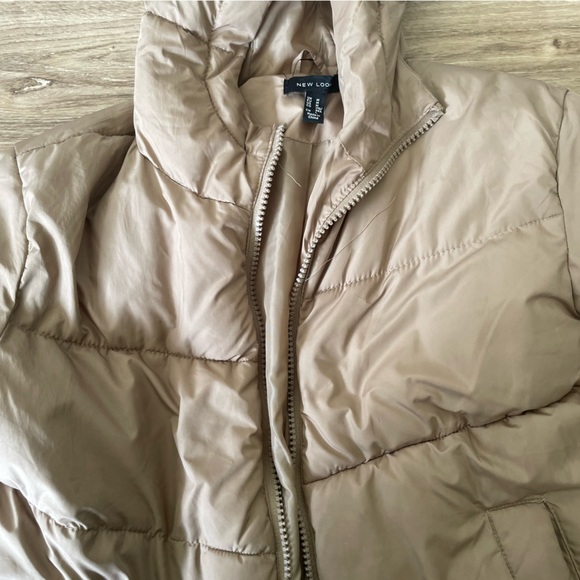 New Look Brown Puffer Jacket - Picture 3 of 4